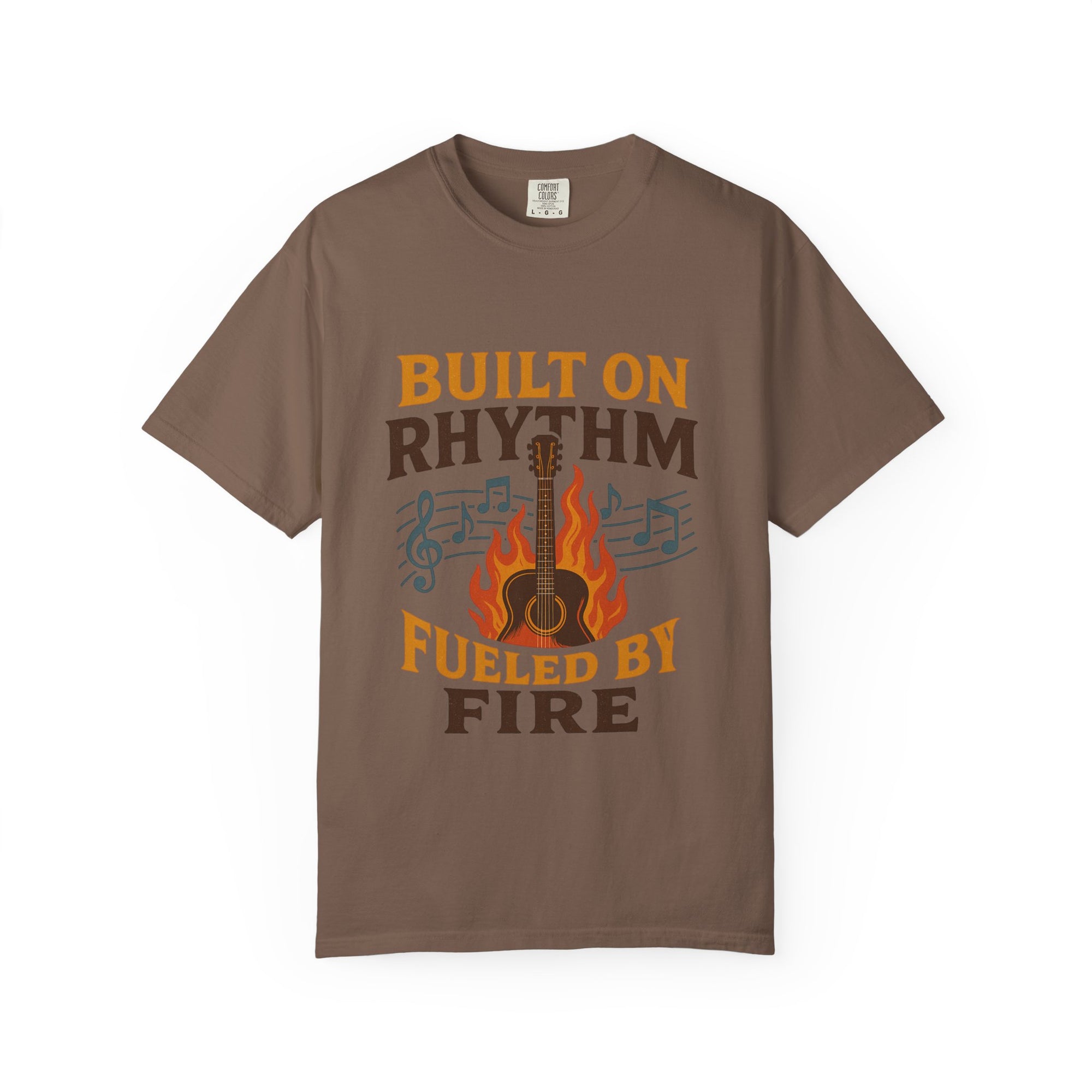 Rhythmic Fire T-Shirt, Music Lover Tee, Festival Apparel, Unisex Gift, Casual Wear, Band Merchandise