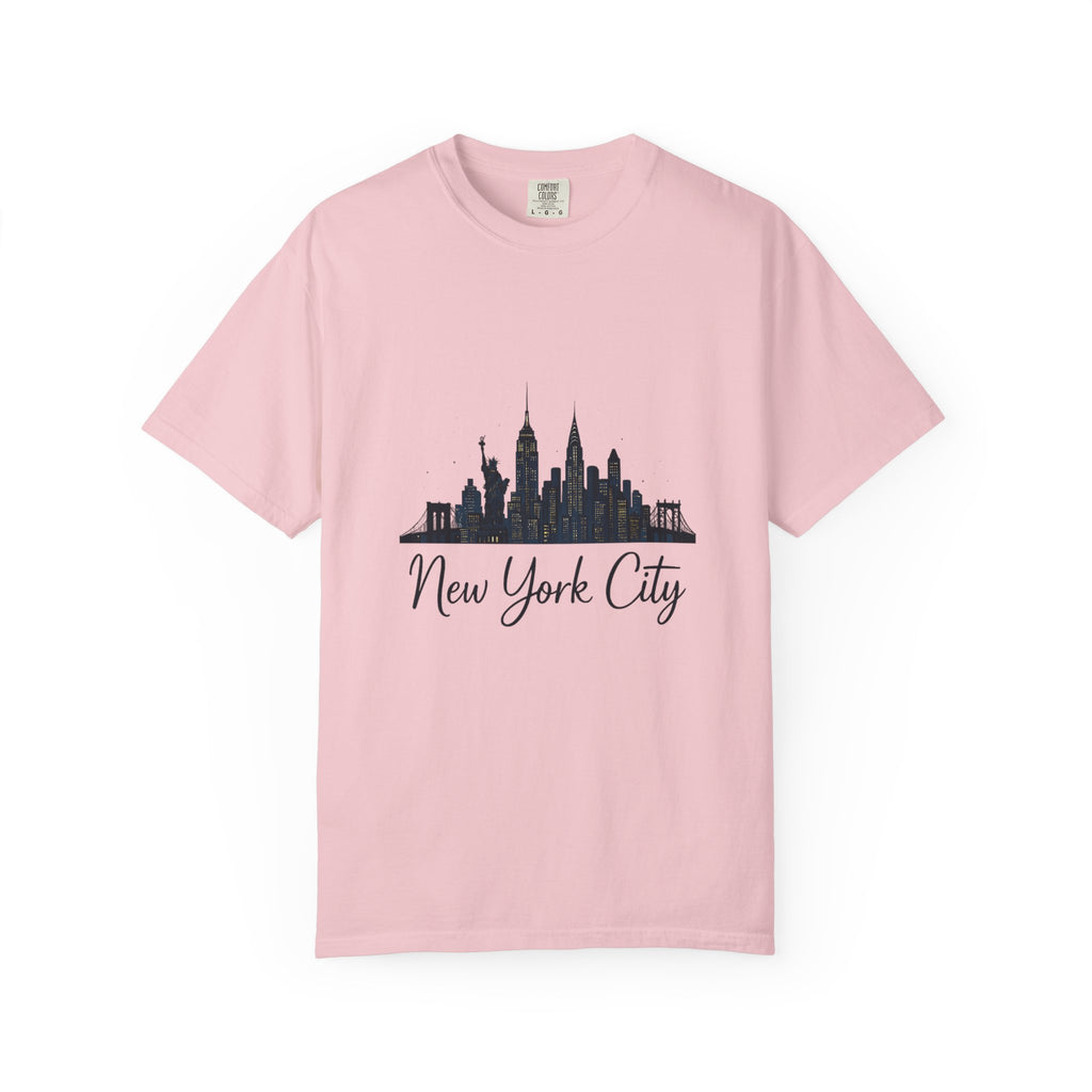 New York City Skyline Unisex T-Shirt, Casual City Tee, NYC Souvenir Shirt, Travel Gift, Urban Fashion Top