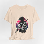 Victory Comes to Those Who Prepare Tee, Motivational T-Shirt, Unisex Graphic Tee, Inspirational Casual Wear, Gift for Gamers and Coaches