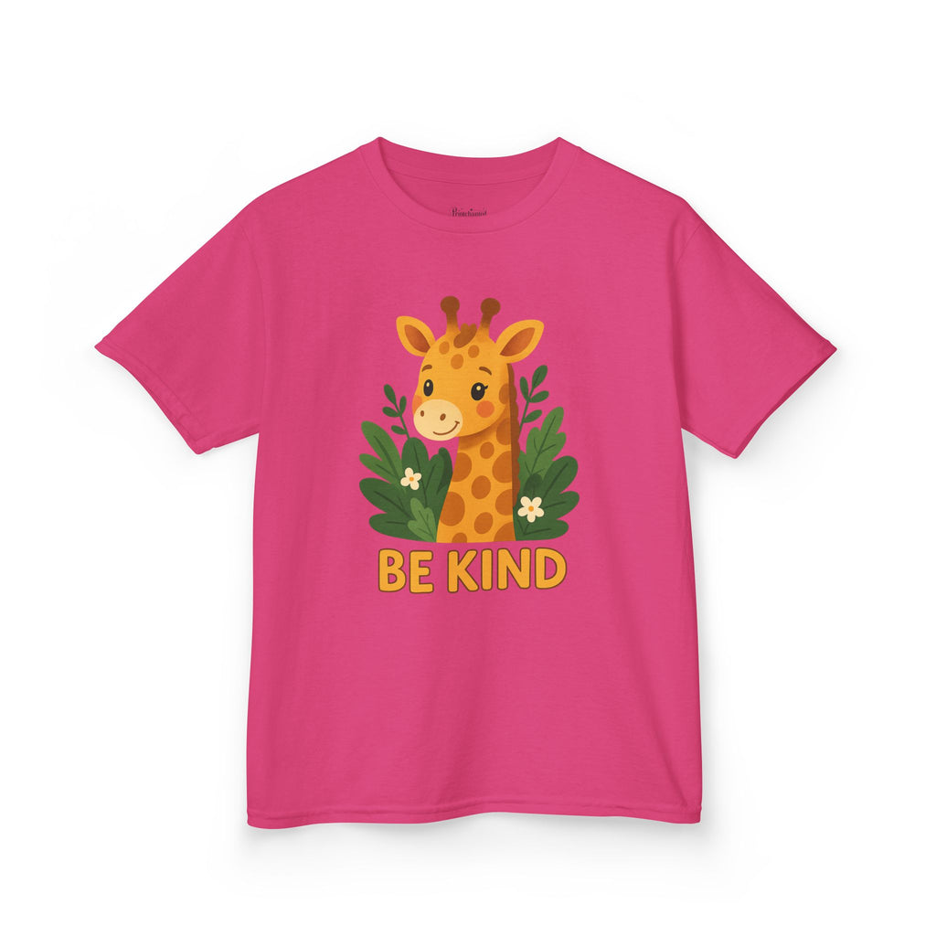 Kids Giraffe Tee - Be Kind T-Shirt, Children's Graphic Tee, Eco-Friendly Cotton Tee, Gift for Kids, Toddler Birthday Shirt