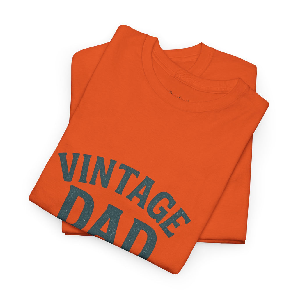 “Vintage Dad Still in Mint Condition – Funny Father’s Day Graphic Unisex Heavy Cotton T-Shirt, Retro Dad Gift Tee for Birthday, Father’s Day and other Holidays