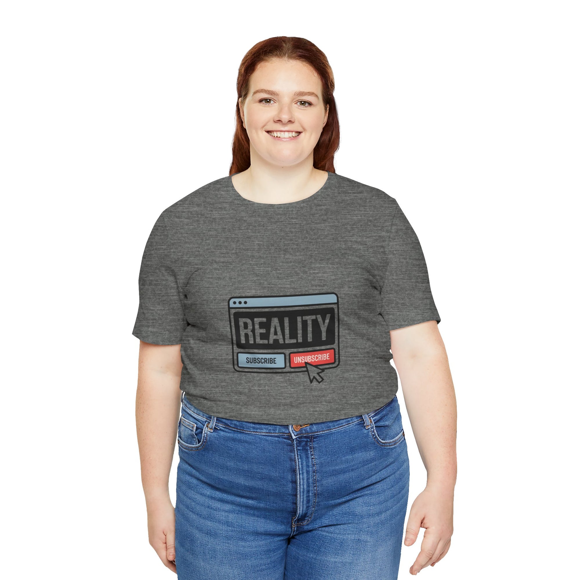 Reality Click Unisex Tee, Funny Graphic Shirt, Casual Wear, Geeky Apparel, Gift for Him/Her, Cool Tee for Everyday Style