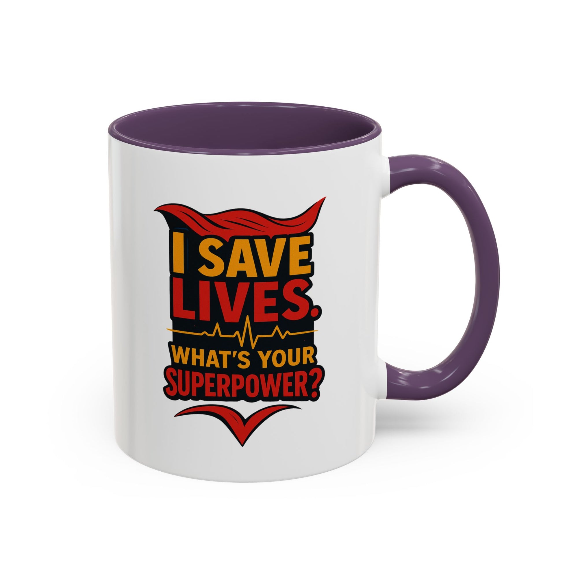 Heroic Superpower Coffee Mug - Perfect Gift for Nurses, EMS, Essential Workers, Motivational Gift, Inspirational Mug