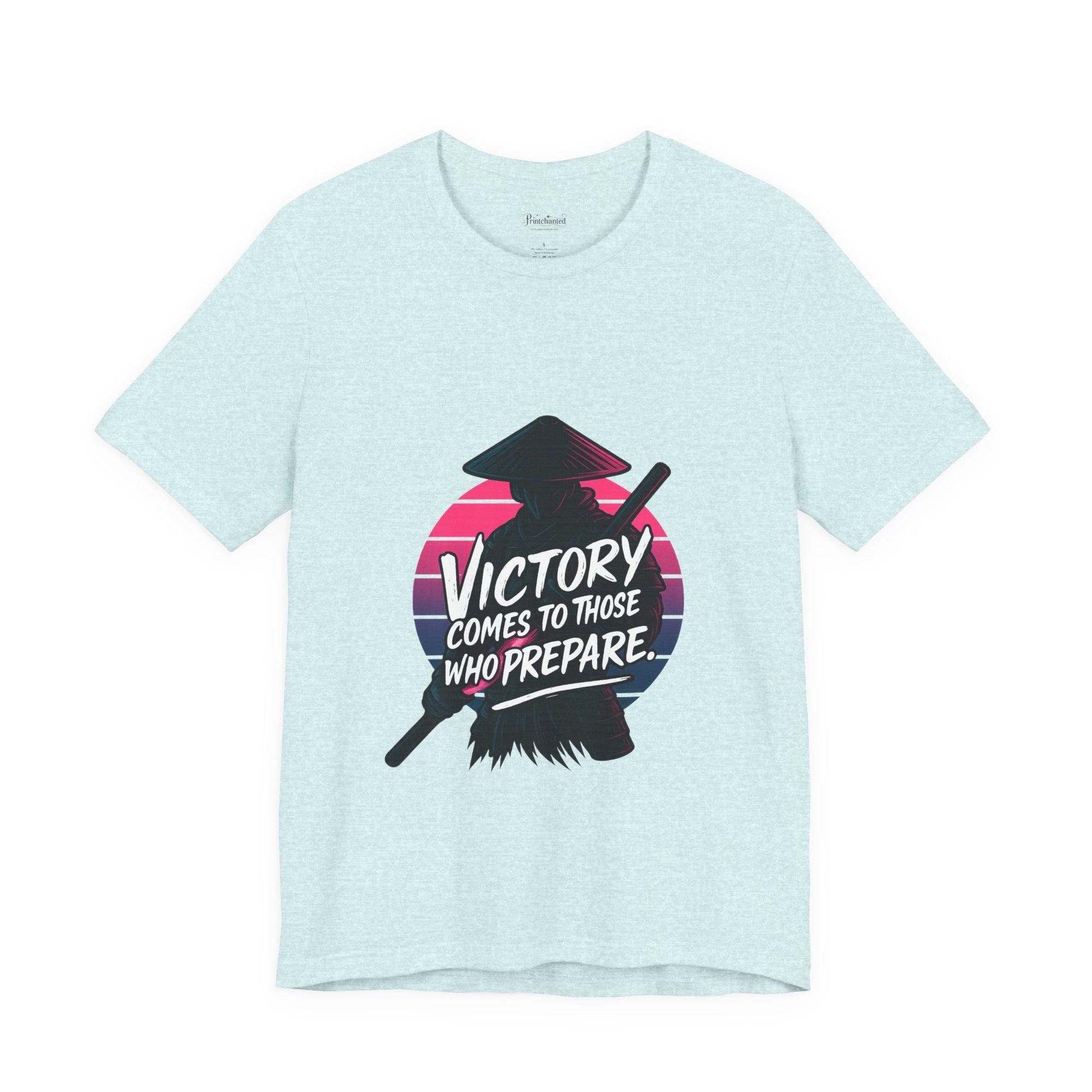 Victory Comes to Those Who Prepare Tee, Motivational T-Shirt, Unisex Graphic Tee, Inspirational Casual Wear, Gift for Gamers and Coaches