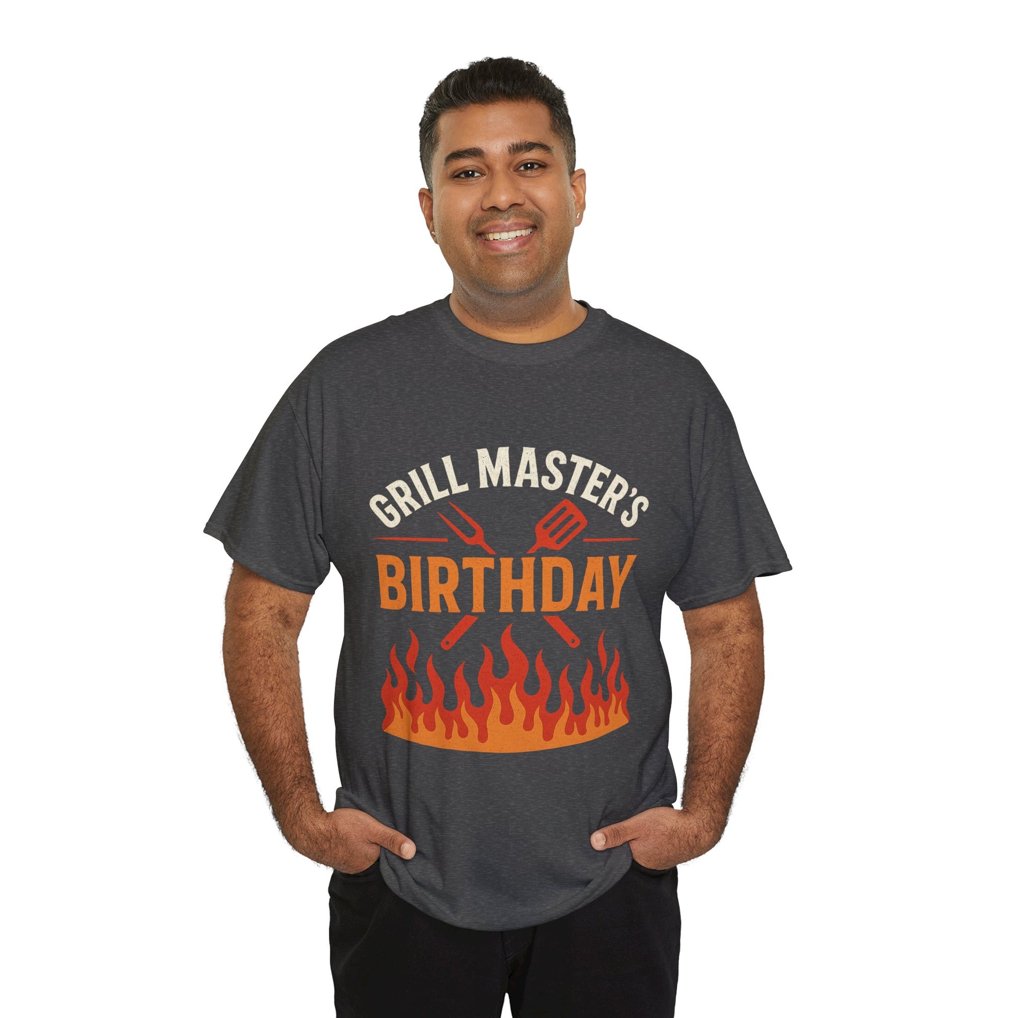 Grill Master's Birthday Tee, Funny BBQ T-Shirt, Gift for Men, Cooking Enthusiasts, Summer Party Apparel