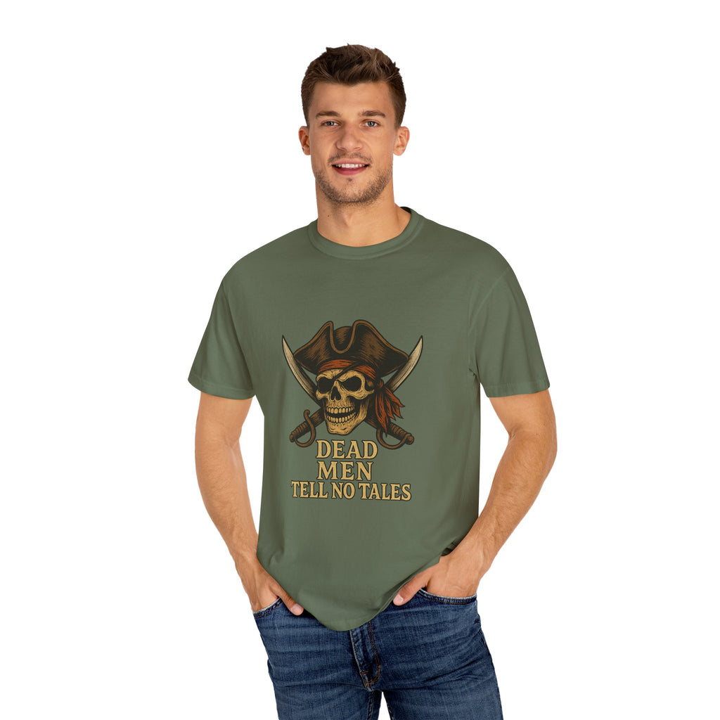 Pirate-Themed T-Shirt | Dead Men Tell No Tales | Perfect for Halloween, Parties, Gifts, Adventure Lovers, Pirate Fans