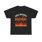 Grill Master's Birthday Tee, Funny BBQ T-Shirt, Gift for Men, Cooking Enthusiasts, Summer Party Apparel