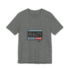 Reality Click Unisex Tee, Funny Graphic Shirt, Casual Wear, Geeky Apparel, Gift for Him/Her, Cool Tee for Everyday Style