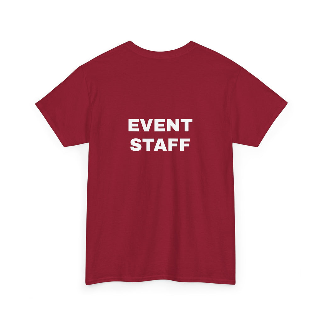 Event Staff Unisex Heavy Cotton Tee - Perfect for Teamwork, Volunteer Events, Festivals, Concerts, Custom Uniforms