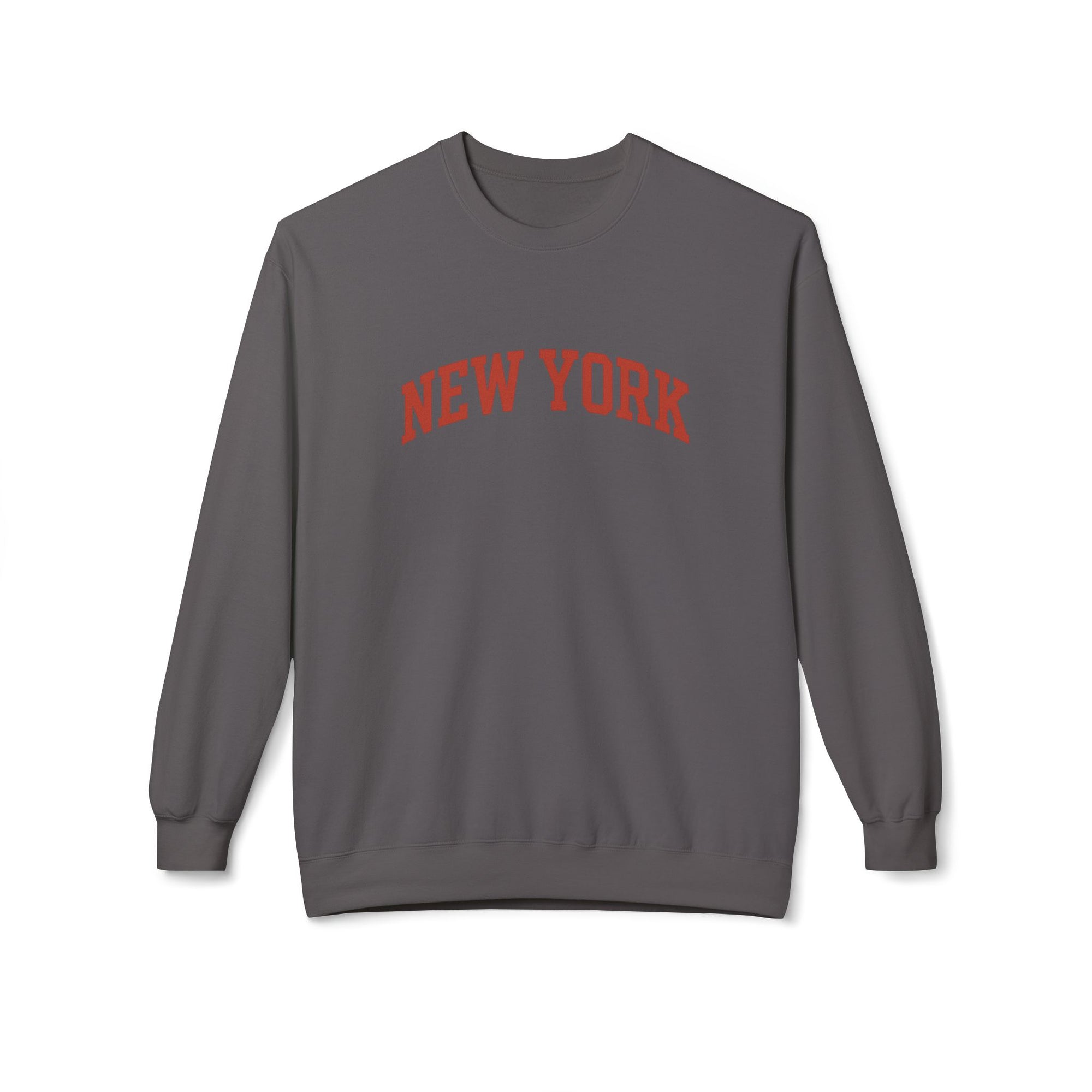 New York Love Unisex Crewneck Sweatshirt, Casual Fleece Sweatshirt, Cozy Streetwear, Gift for NYC Lovers, Fall Fashion, Comfortable Sweater