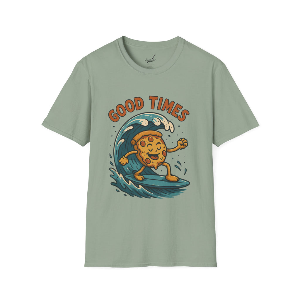 Surfing Cookie T-Shirt | Unisex Softstyle Tee | Fun Summer Vibes, Beach Life, Gift for Foodies, Good Times Shirt