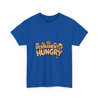 Permanently Hungry Tee, Funny Unisex Cotton T-Shirt, Gift for Food Lovers, Casual Wear, Quirky Humor Apparel