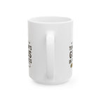 Funny Ceramic Coffee Mug - "Tomorrow's Genius in Progress", Gift for Students, Office Humor, Birthday, Graduation, Inspirational Drinkware