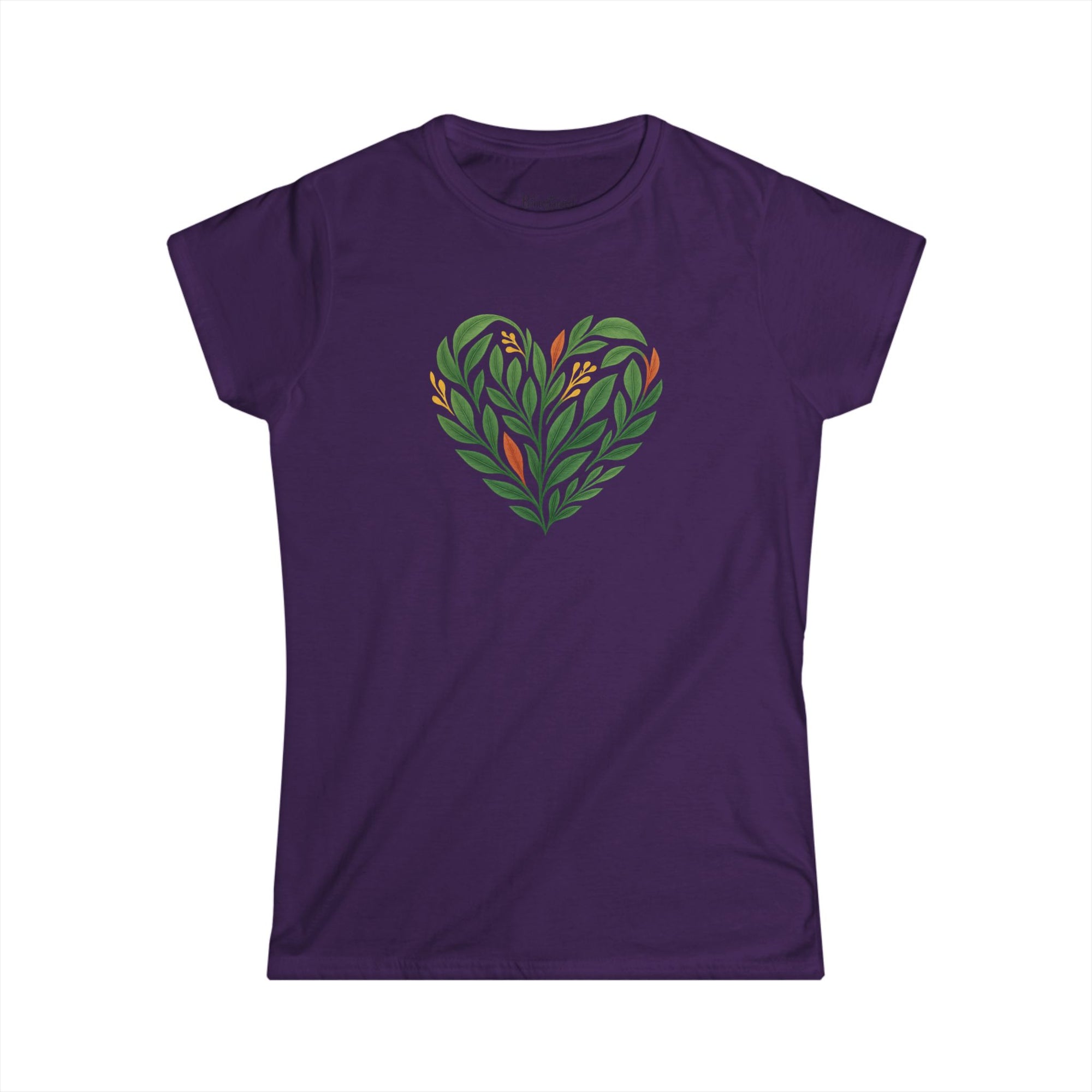 Women's Floral Heart Tee, Eco-Friendly T-Shirt, Gift for Nature Lovers, Casual Outfit, Perfect for Valentine's Day, Mother's Day
