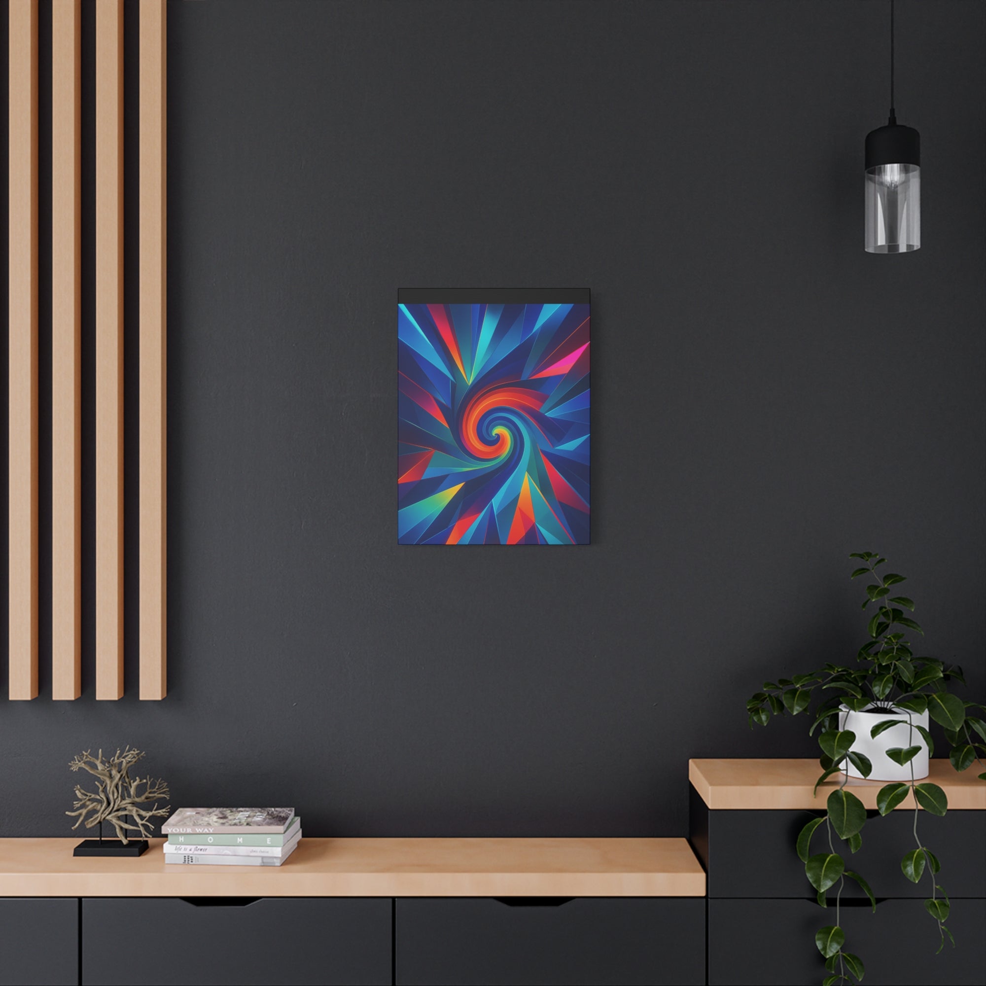 Vibrant Abstract Canvas Art, Colorful Wall Decor, Modern Home Aesthetic, Unique Living Room Art, Great Gift Idea