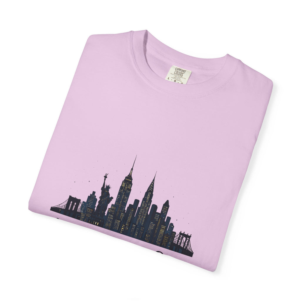 New York City Skyline Unisex T-Shirt, Casual City Tee, NYC Souvenir Shirt, Travel Gift, Urban Fashion Top