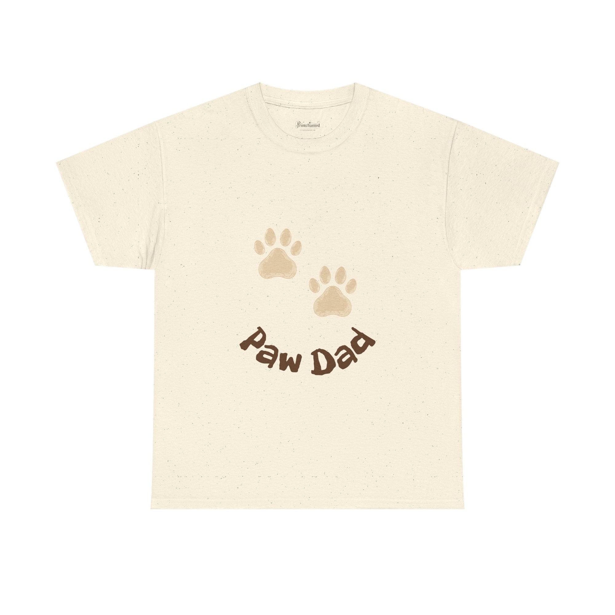 Paw Dad Unisex Tee, Dog Lover Gift Shirt, Men's Cotton T-shirt, Animal Dad Gift Top, Pet Owner Tee for Him