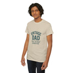 “Vintage Dad Still in Mint Condition – Funny Father’s Day Graphic Unisex Heavy Cotton T-Shirt, Retro Dad Gift Tee for Birthday, Father’s Day and other Holidays