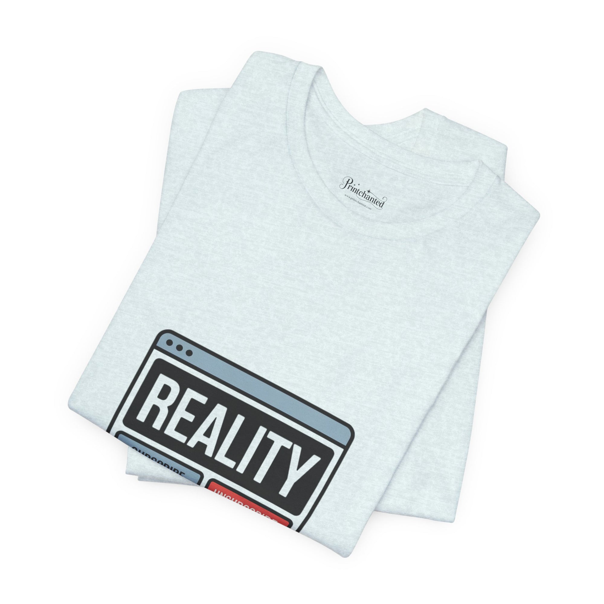 Reality Click Unisex Tee, Funny Graphic Shirt, Casual Wear, Geeky Apparel, Gift for Him/Her, Cool Tee for Everyday Style
