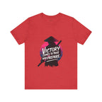 Victory Comes to Those Who Prepare Tee, Motivational T-Shirt, Unisex Graphic Tee, Inspirational Casual Wear, Gift for Gamers and Coaches