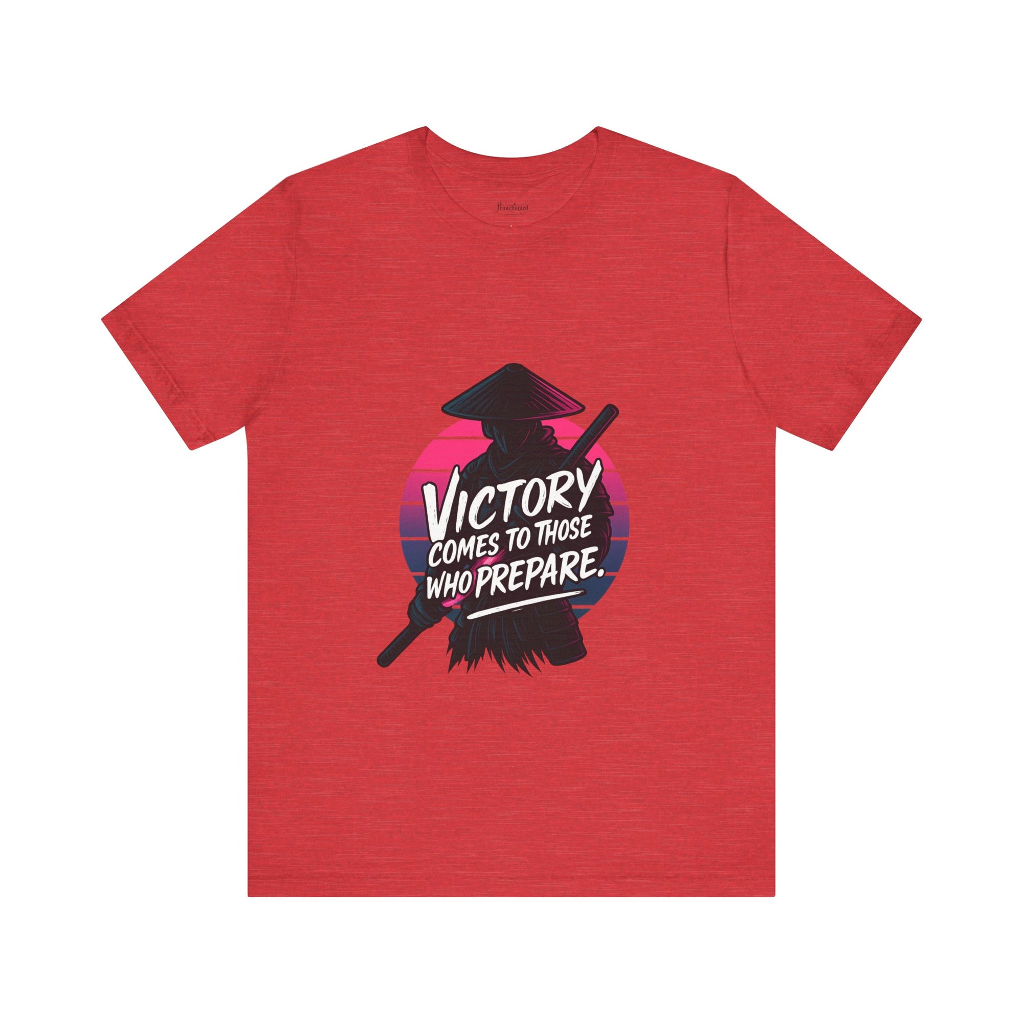 Victory Comes to Those Who Prepare Tee, Motivational T-Shirt, Unisex Graphic Tee, Inspirational Casual Wear, Gift for Gamers and Coaches