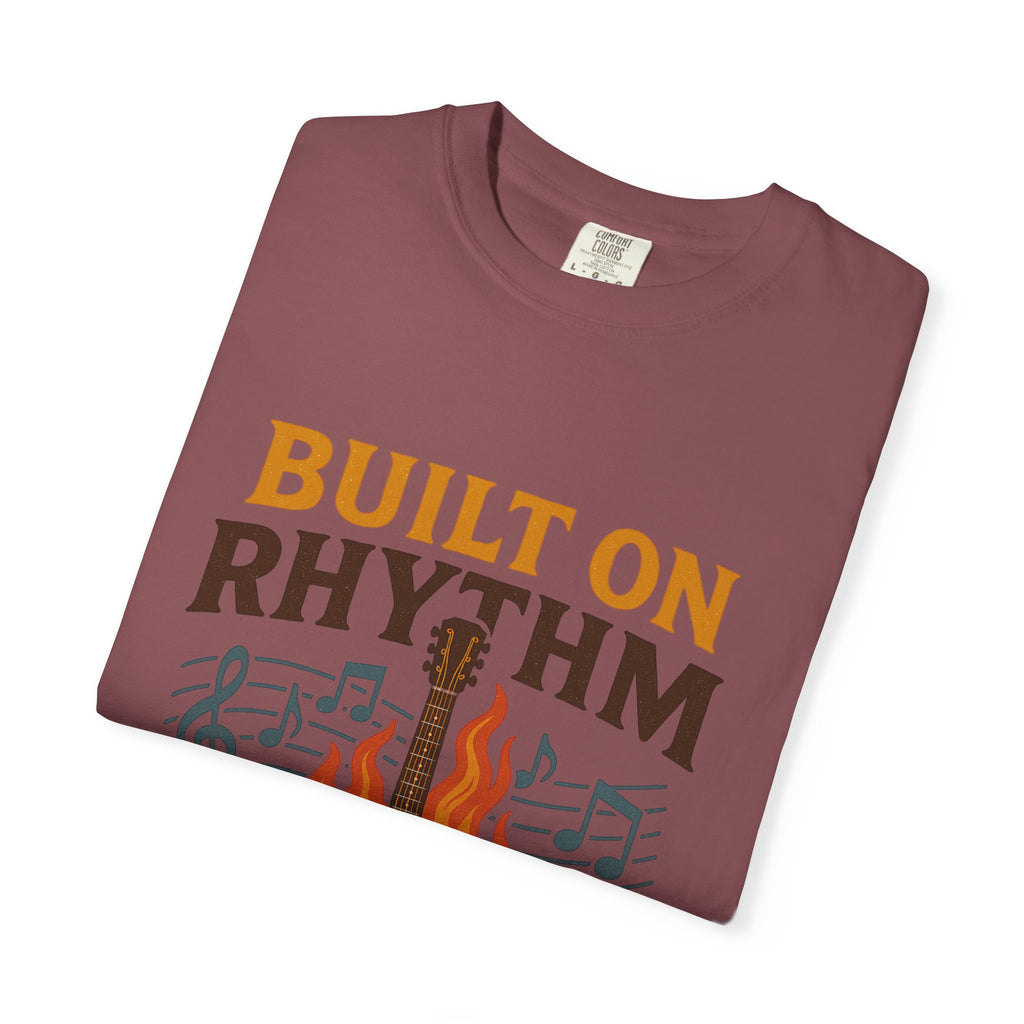 Rhythmic Fire T-Shirt, Music Lover Tee, Festival Apparel, Unisex Gift, Casual Wear, Band Merchandise
