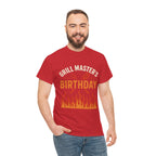 Grill Master's Birthday Tee, Funny BBQ T-Shirt, Gift for Men, Cooking Enthusiasts, Summer Party Apparel