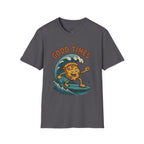 Surfing Cookie T-Shirt | Unisex Softstyle Tee | Fun Summer Vibes, Beach Life, Gift for Foodies, Good Times Shirt