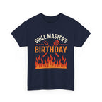 Grill Master's Birthday Tee, Funny BBQ T-Shirt, Gift for Men, Cooking Enthusiasts, Summer Party Apparel