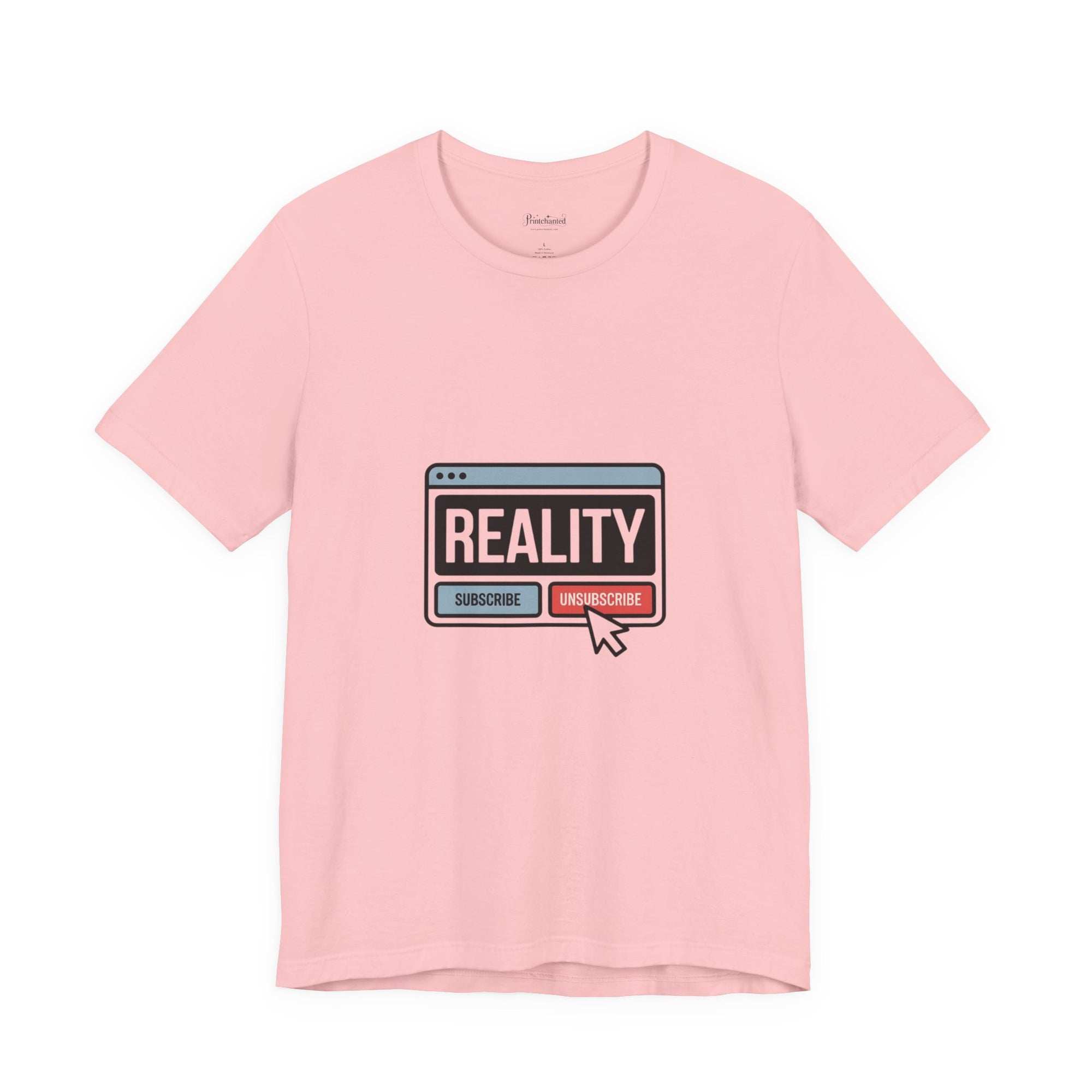Reality Click Unisex Tee, Funny Graphic Shirt, Casual Wear, Geeky Apparel, Gift for Him/Her, Cool Tee for Everyday Style