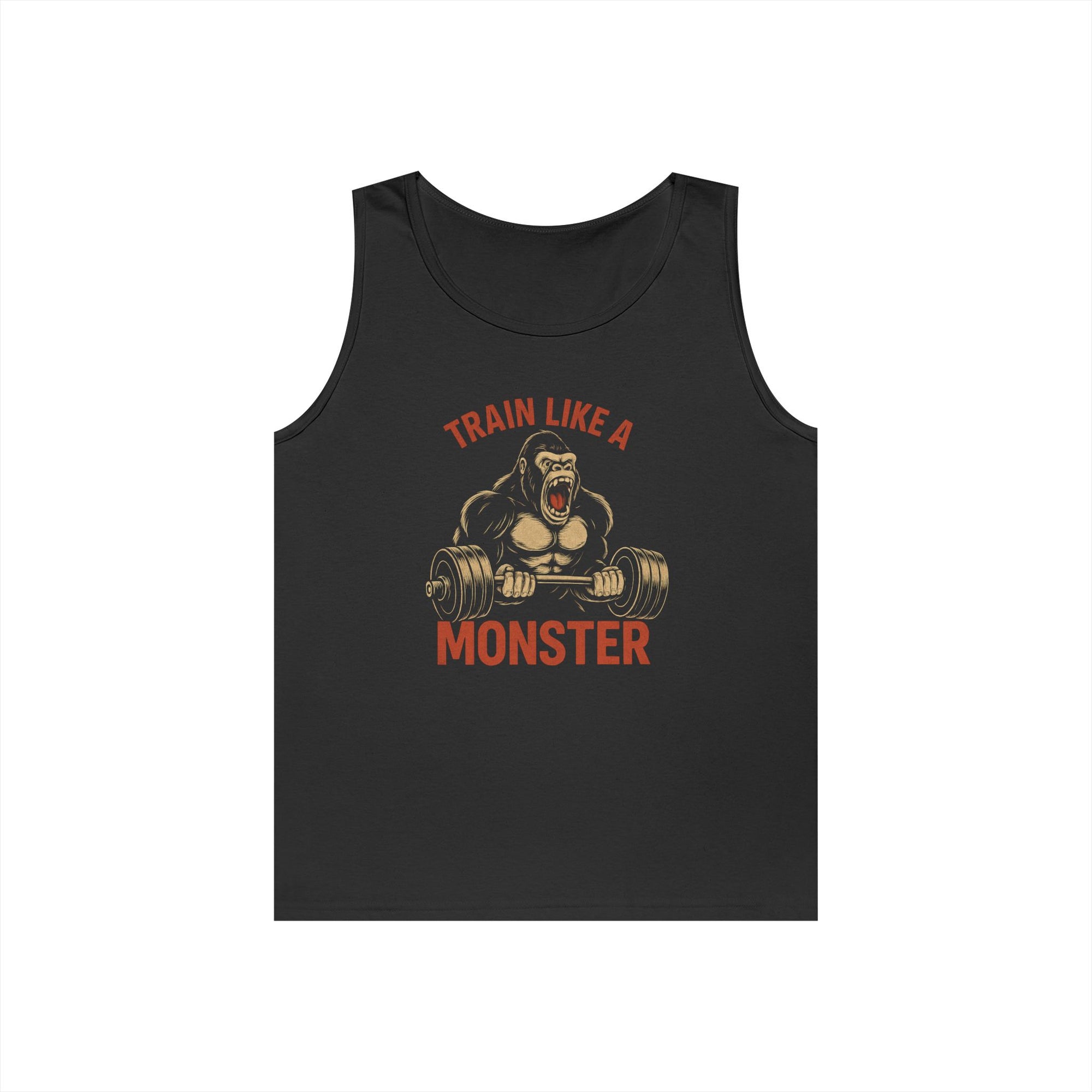 Weightlifting Monster Tank Top for Gym Lovers, Fitness Apparel, Workout Gear, Muscle Motivational Tee, Gym Gift
