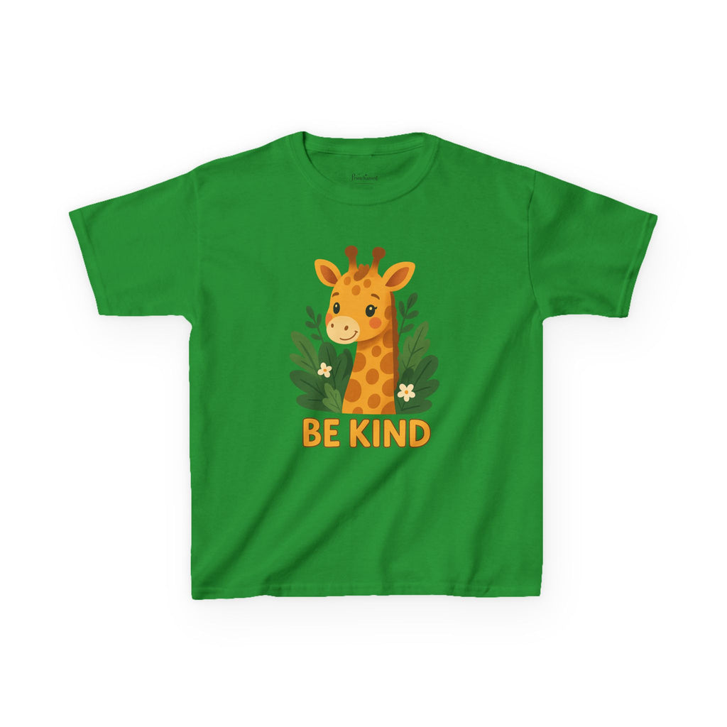 Kids Giraffe Tee - Be Kind T-Shirt, Children's Graphic Tee, Eco-Friendly Cotton Tee, Gift for Kids, Toddler Birthday Shirt