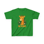 Kids Giraffe Tee - Be Kind T-Shirt, Children's Graphic Tee, Eco-Friendly Cotton Tee, Gift for Kids, Toddler Birthday Shirt
