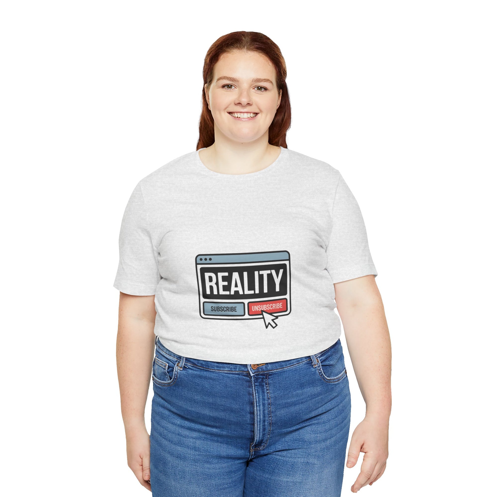 Reality Click Unisex Tee, Funny Graphic Shirt, Casual Wear, Geeky Apparel, Gift for Him/Her, Cool Tee for Everyday Style