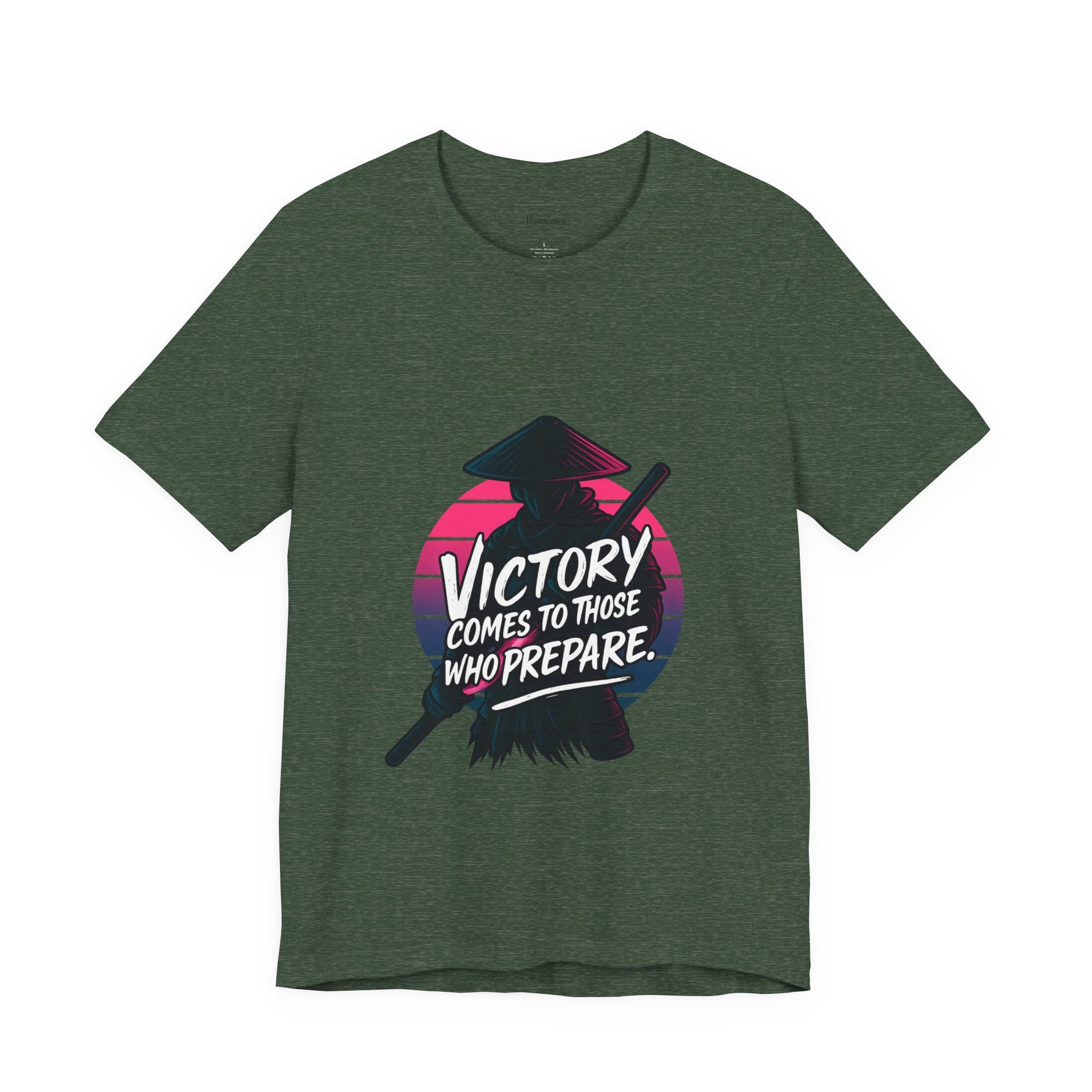 Victory Comes to Those Who Prepare Tee, Motivational T-Shirt, Unisex Graphic Tee, Inspirational Casual Wear, Gift for Gamers and Coaches