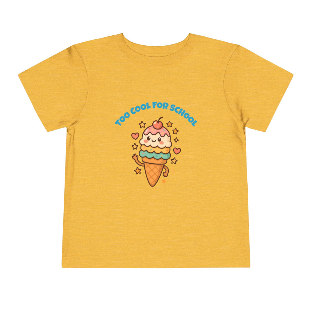Cute Ice Cream Toddler Tee, Kids Summer Shirt, Birthday Gift, Playdate Outfit, Fun Cartoon T-Shirt, Sweet Toddler Clothing