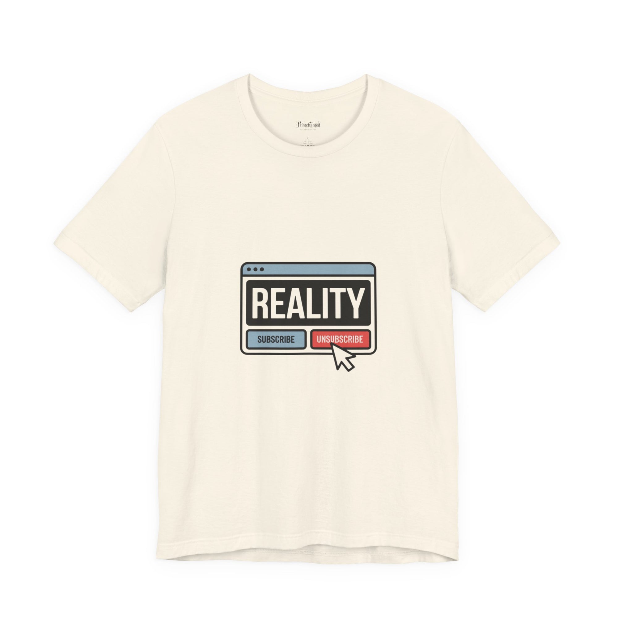Reality Click Unisex Tee, Funny Graphic Shirt, Casual Wear, Geeky Apparel, Gift for Him/Her, Cool Tee for Everyday Style
