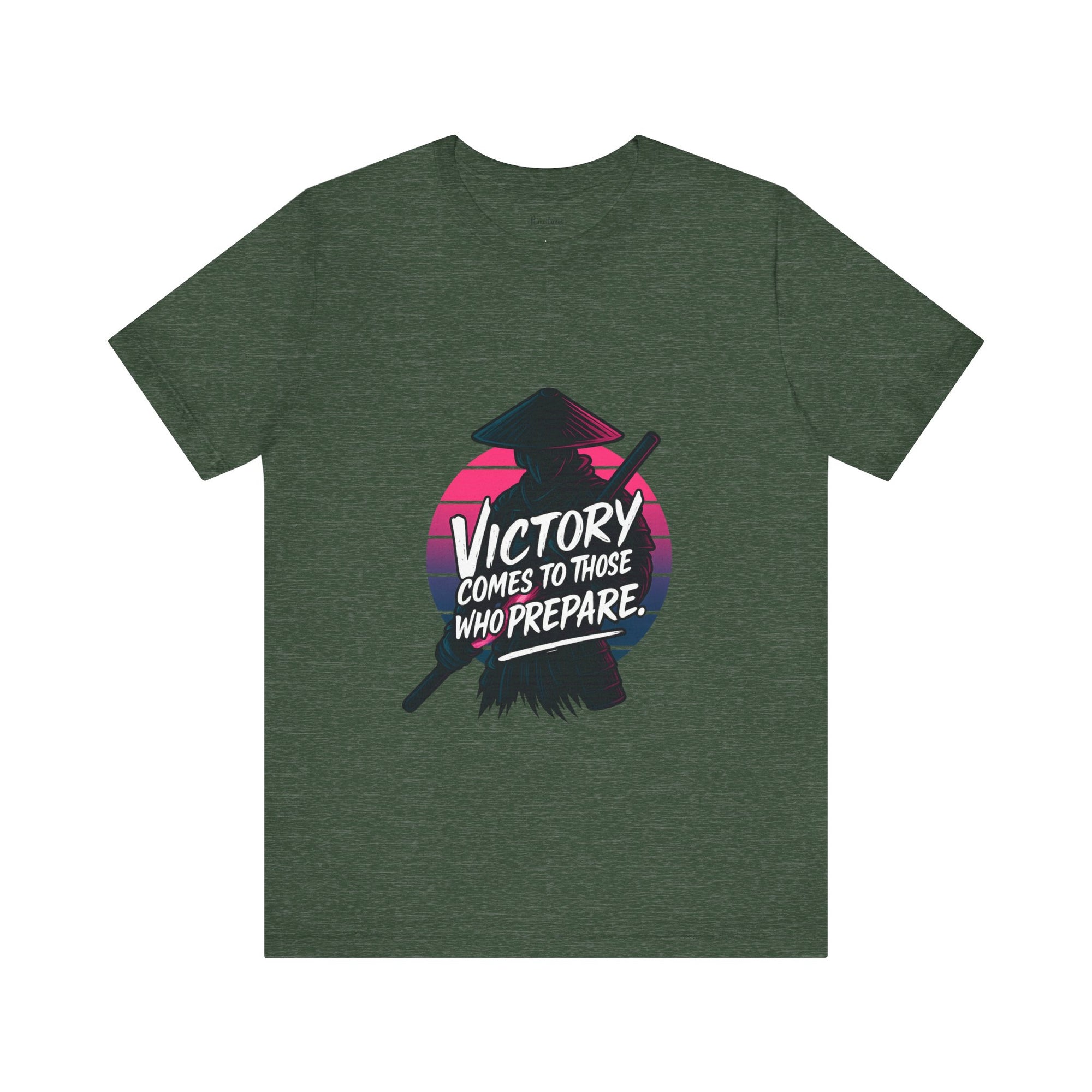 Victory Comes to Those Who Prepare Tee, Motivational T-Shirt, Unisex Graphic Tee, Inspirational Casual Wear, Gift for Gamers and Coaches