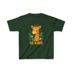 Kids Giraffe Tee - Be Kind T-Shirt, Children's Graphic Tee, Eco-Friendly Cotton Tee, Gift for Kids, Toddler Birthday Shirt
