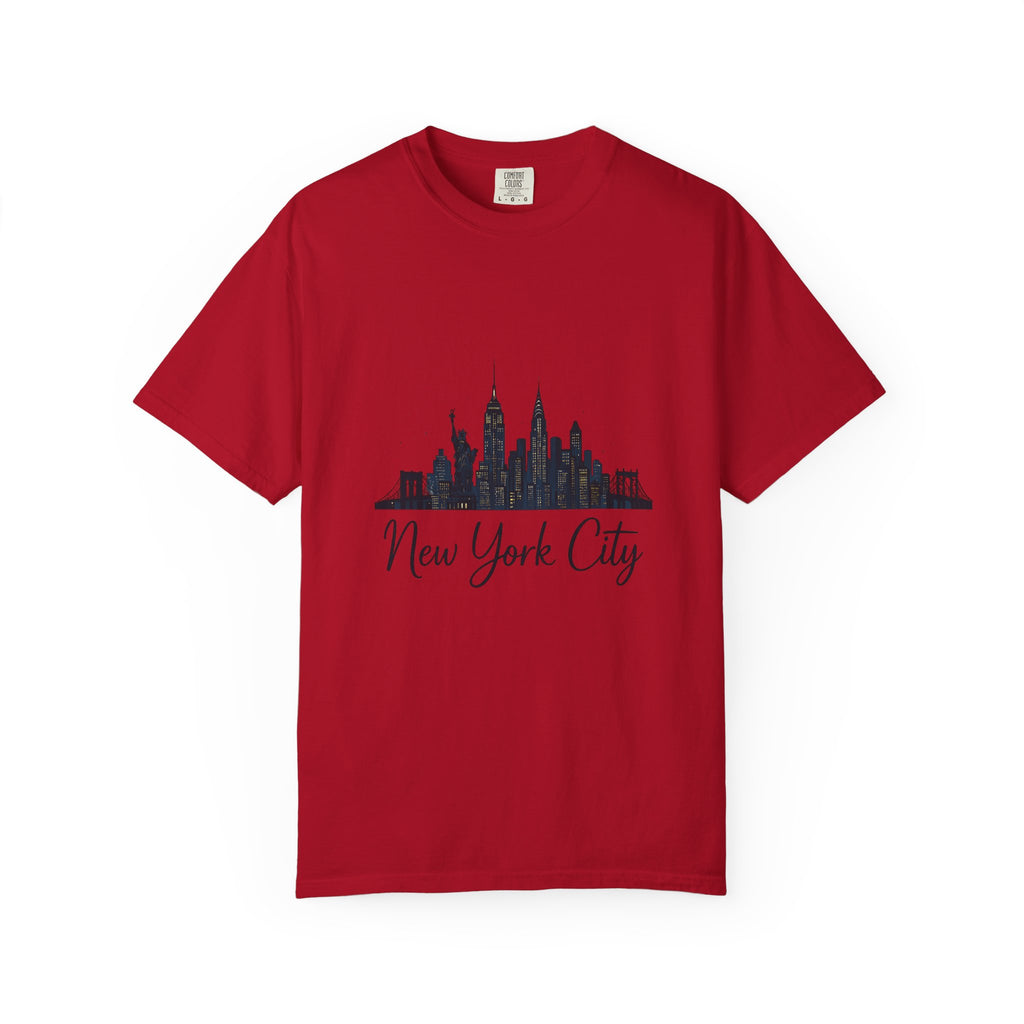 New York City Skyline Unisex T-Shirt, Casual City Tee, NYC Souvenir Shirt, Travel Gift, Urban Fashion Top