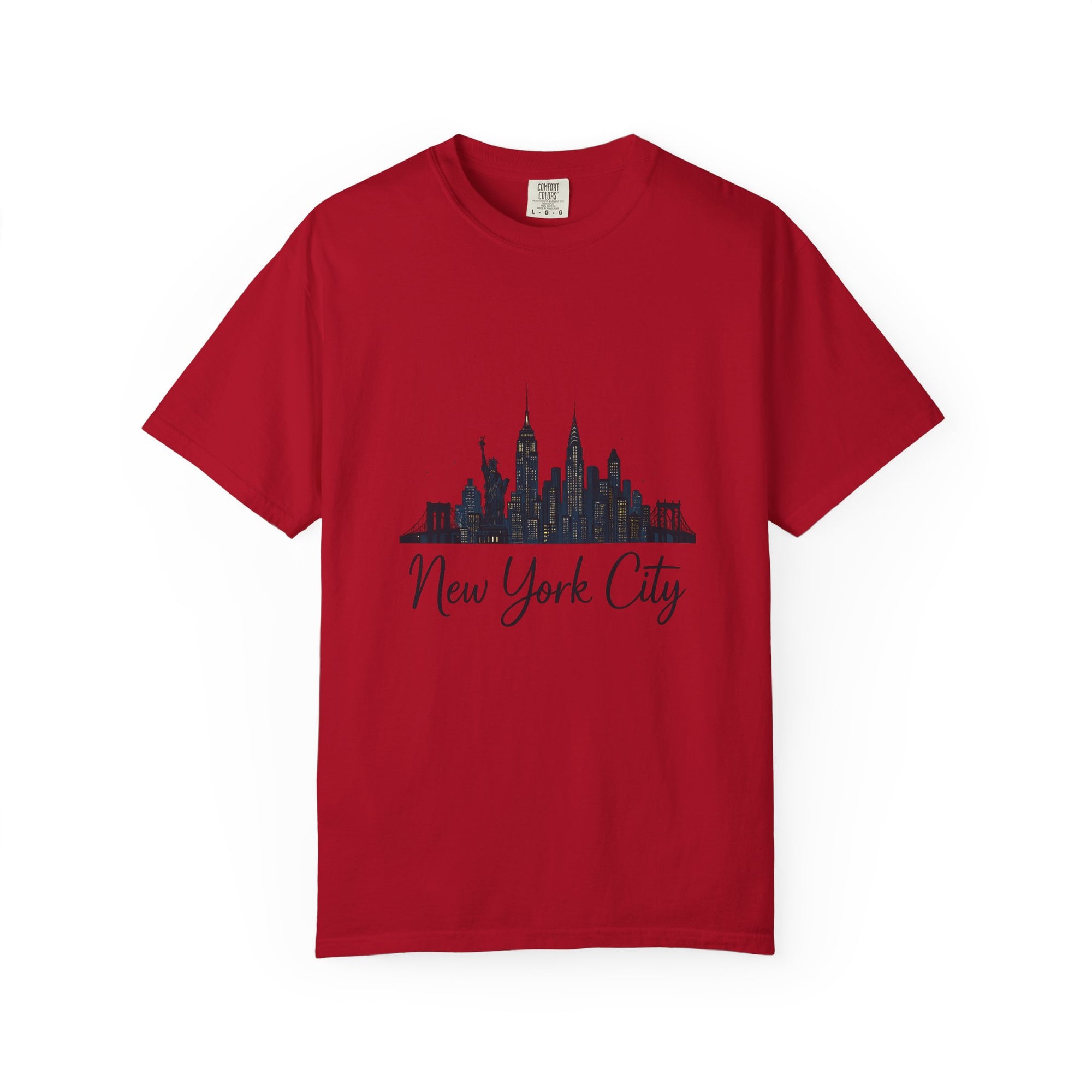 New York City Skyline Unisex T-Shirt, Casual City Tee, NYC Souvenir Shirt, Travel Gift, Urban Fashion Top