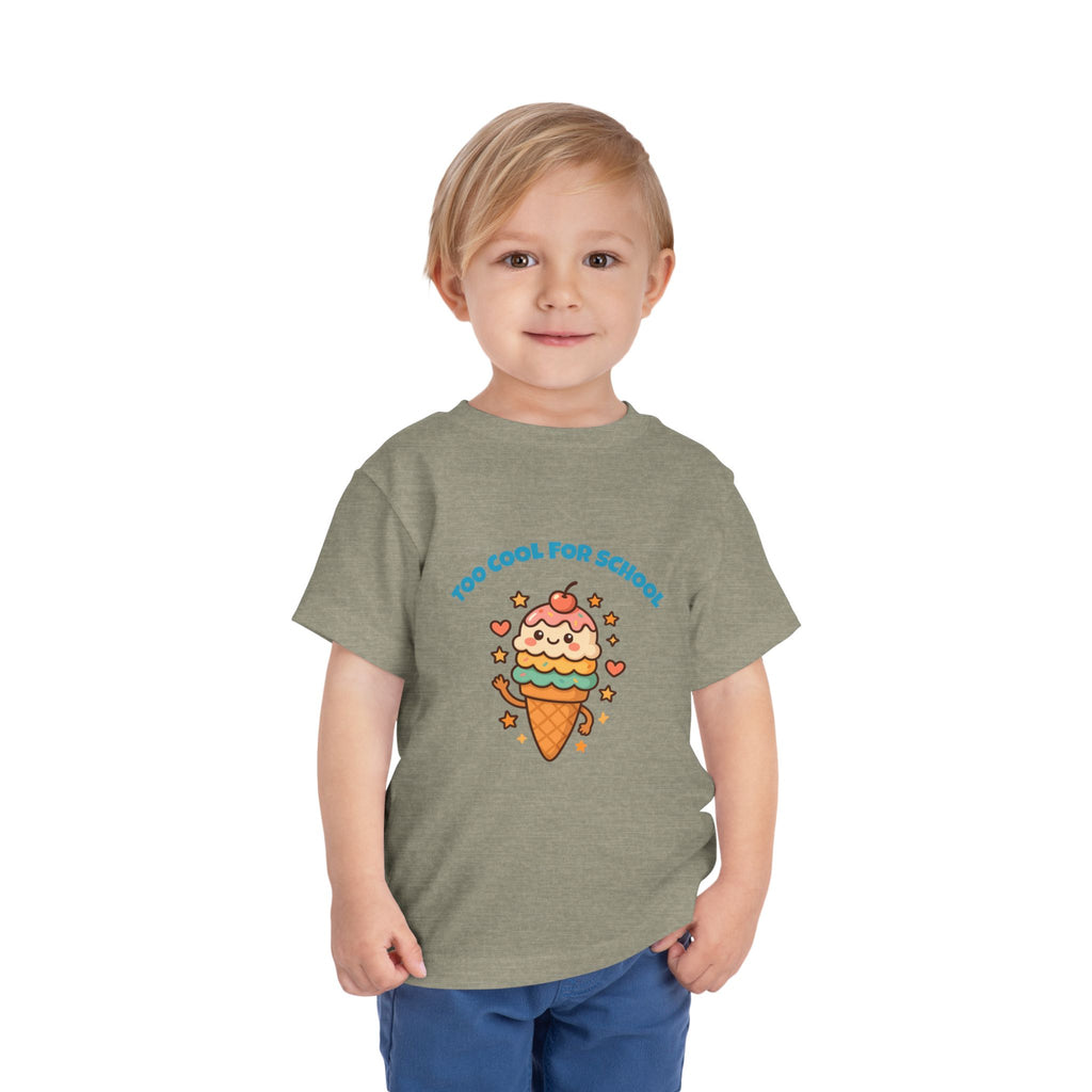Cute Ice Cream Toddler Tee, Kids Summer Shirt, Birthday Gift, Playdate Outfit, Fun Cartoon T-Shirt, Sweet Toddler Clothing