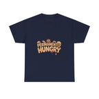 Permanently Hungry Tee, Funny Unisex Cotton T-Shirt, Gift for Food Lovers, Casual Wear, Quirky Humor Apparel