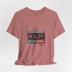 Reality Click Unisex Tee, Funny Graphic Shirt, Casual Wear, Geeky Apparel, Gift for Him/Her, Cool Tee for Everyday Style