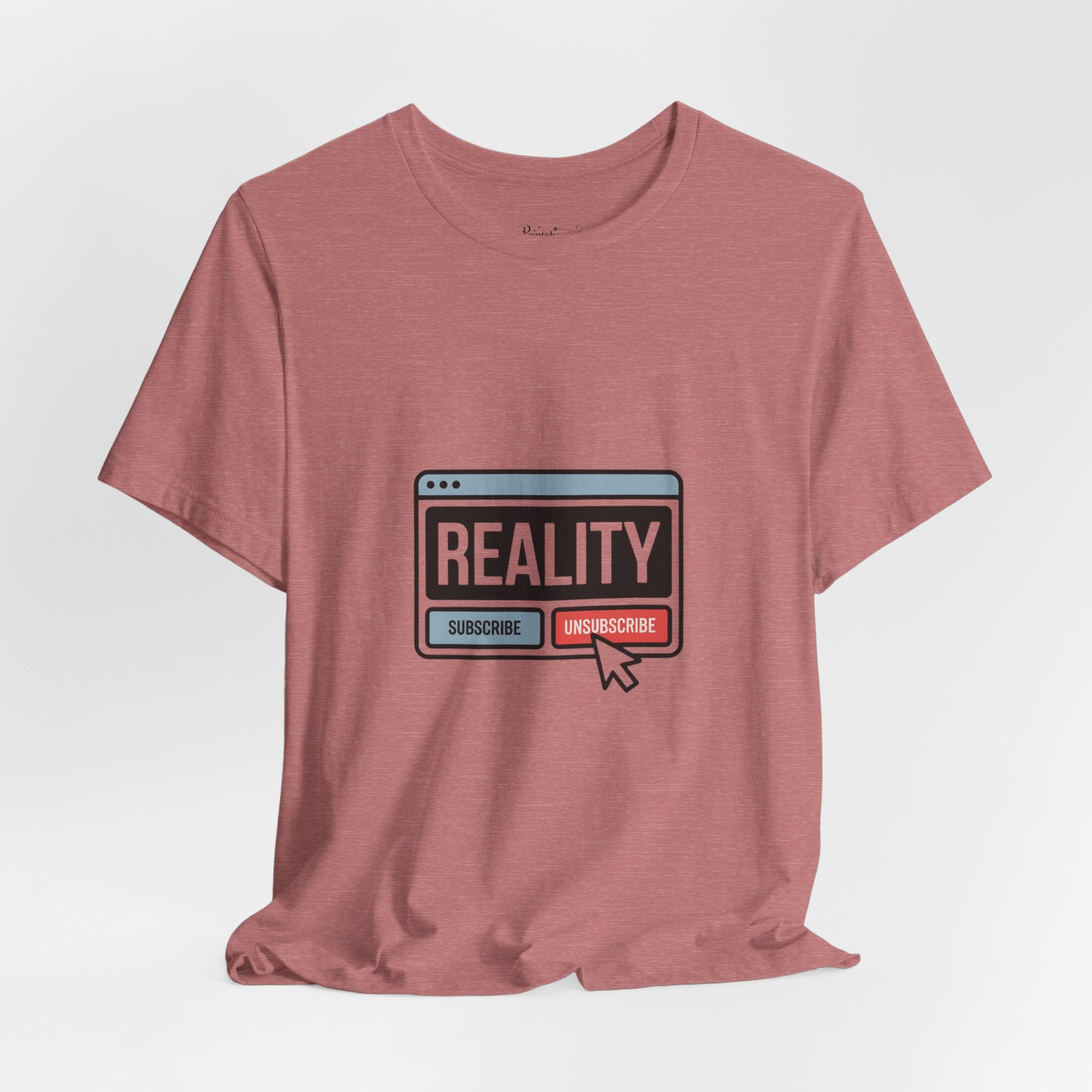 Reality Click Unisex Tee, Funny Graphic Shirt, Casual Wear, Geeky Apparel, Gift for Him/Her, Cool Tee for Everyday Style