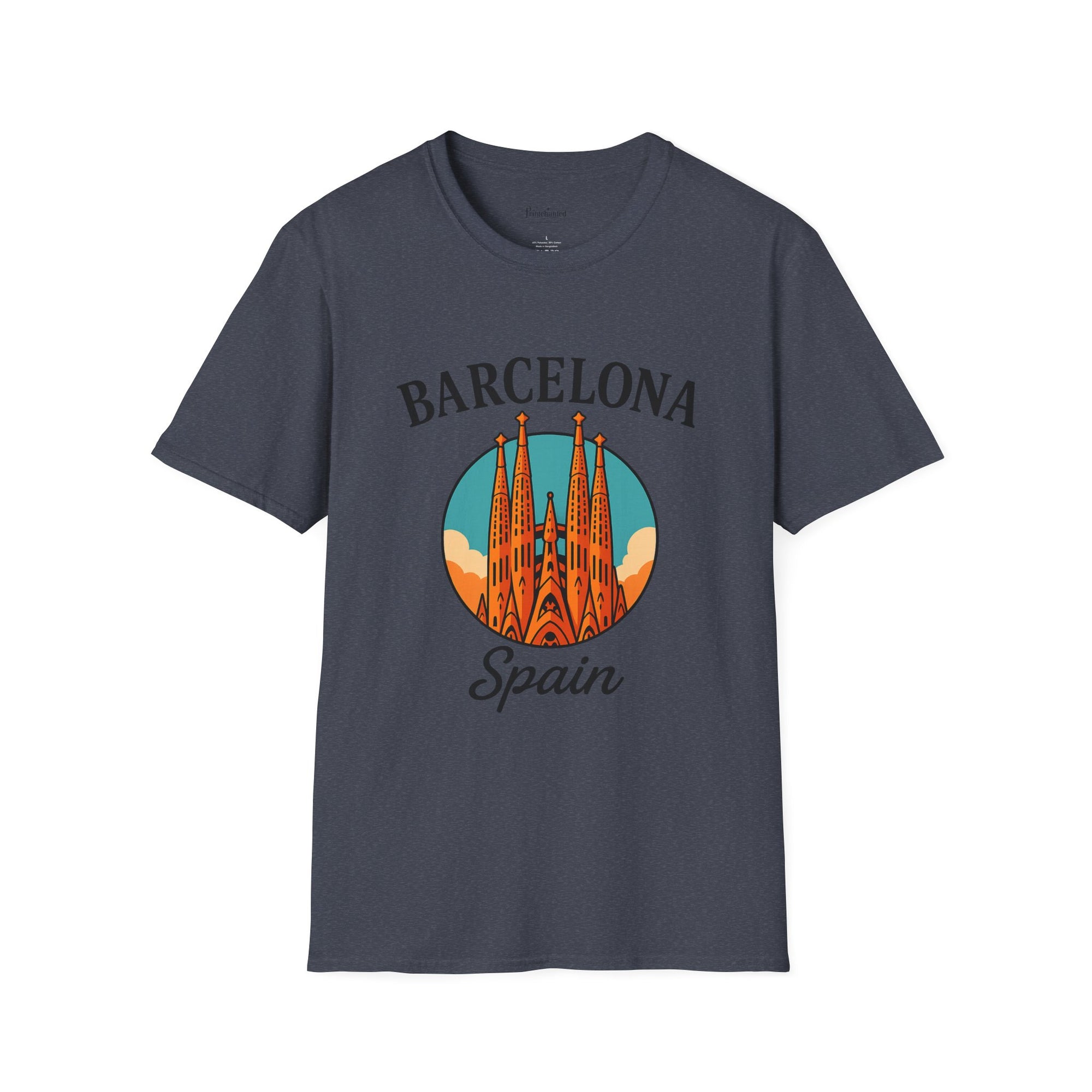 Barcelona Spain Unisex Softstyle T-Shirt | Travel Tee, Souvenir Shirt, Gift for Travelers, Vacation Apparel, Summer Outfit