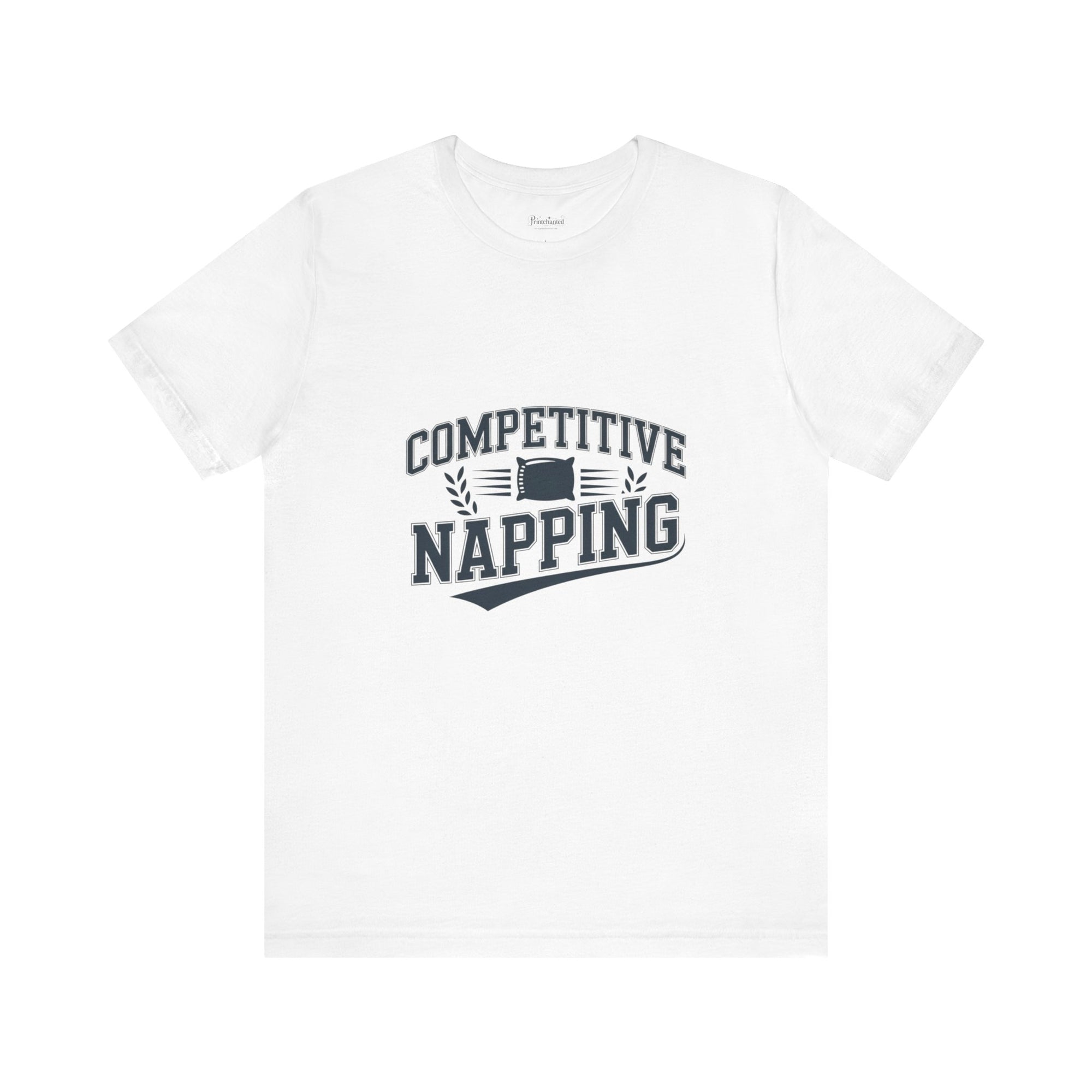 Funny Competitive Napping Tee | Unisex Jersey Short Sleeve T-Shirt, Gifts for Nap Lovers, Fun Sleep Shirt, Humor Apparel, Lazy Day Outfit