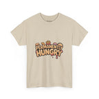Permanently Hungry Tee, Funny Unisex Cotton T-Shirt, Gift for Food Lovers, Casual Wear, Quirky Humor Apparel