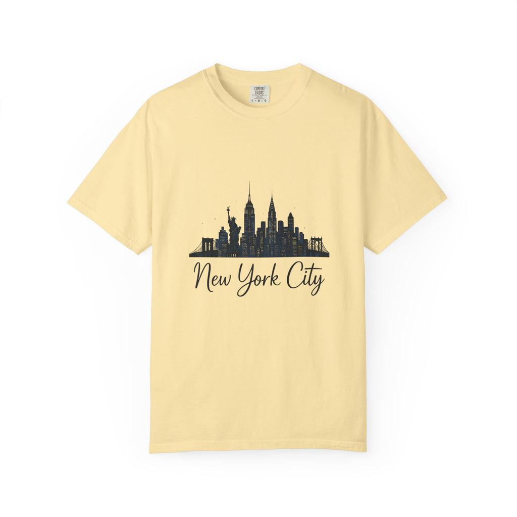 New York City Skyline Unisex T-Shirt, Casual City Tee, NYC Souvenir Shirt, Travel Gift, Urban Fashion Top