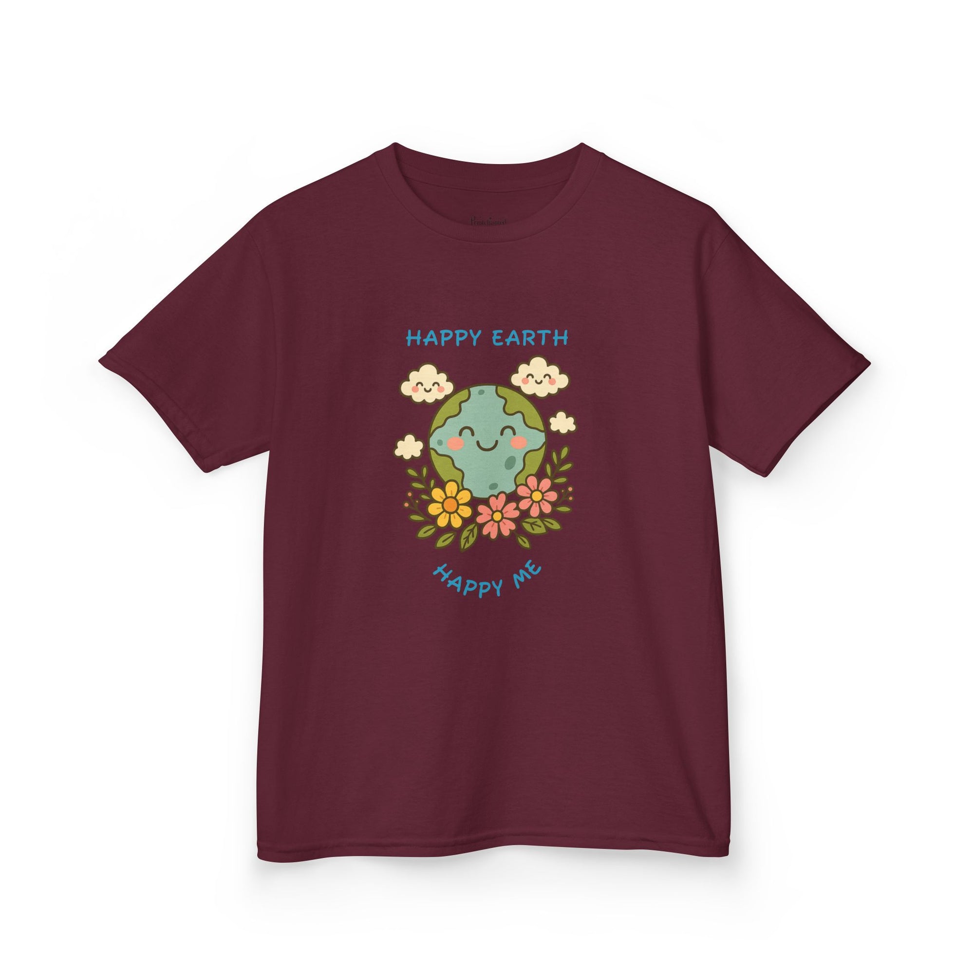 Cute Earth Day Kids Tee, Whimsical Children's T-Shirt, Eco-Friendly Apparel, Floral Children's Wear, Gift for Earth Lovers